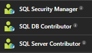 Azure SQL DB Roles